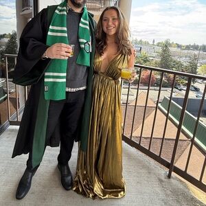 BRONXANDBANCO Goddess Gold Gown